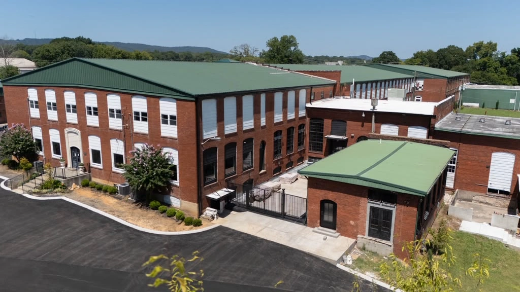 renovated complex high angle